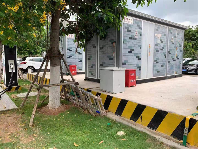 厦门机场T4停车场充电站