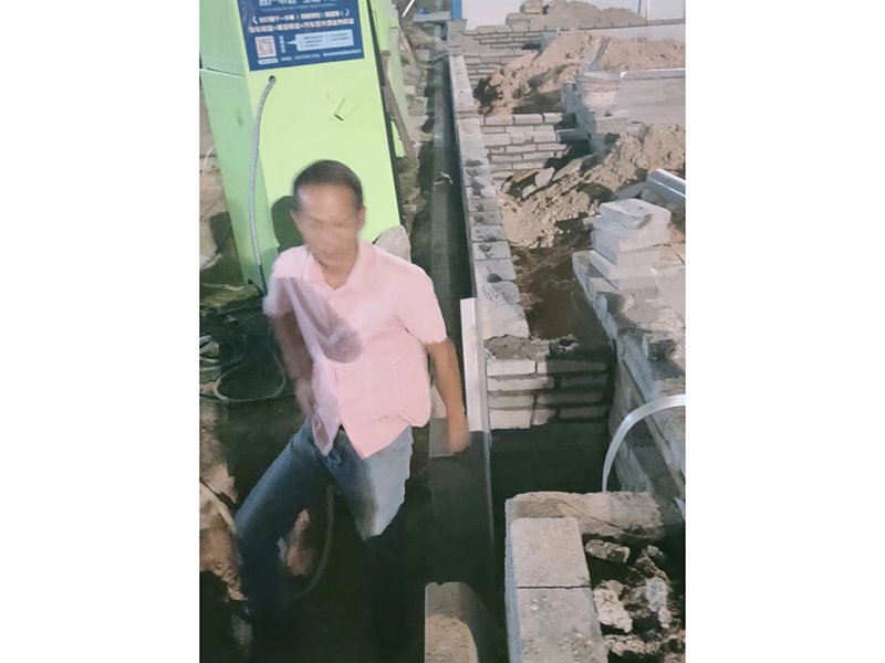 安全文明施工留影